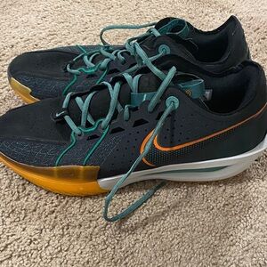 Nike Men's Athletic Shoes - Black, Orange, and Green